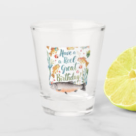 Copo De Shot Capa de Pesca Doméstica de Aniversário