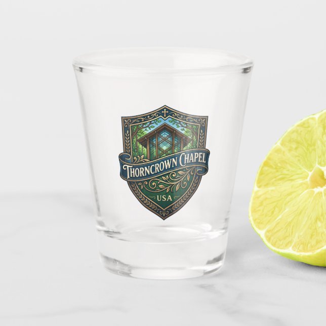 Copo De Shot Capela Thorncrown EUA (Frente)