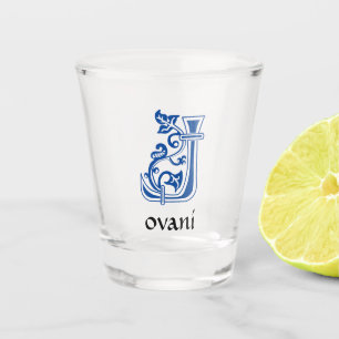 Copo De Shot Capital Decorativo Botânico Medieval J