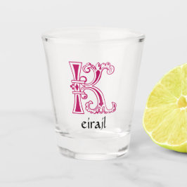 Copo De Shot Capital Decorativo Botânico Medieval K