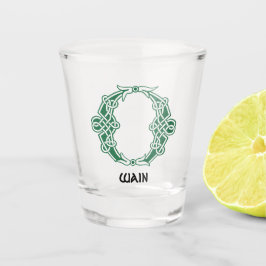 Copo De Shot Capital Decorativo do Nó Celta do século XVI O