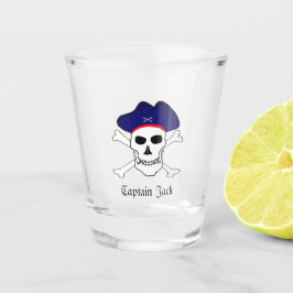 Copo De Shot Capitão Jack & Pirates Flag, Caveira / Bebidas do 