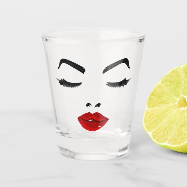 Copo De Shot Cara elegante (Frente)