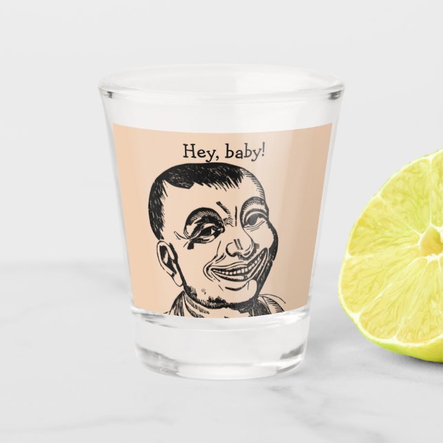 Copo De Shot Cara estranha (Frente)