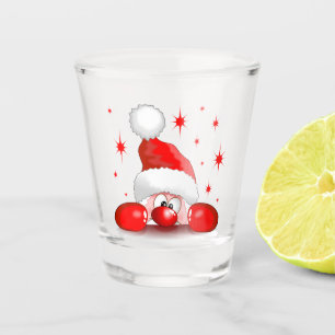 Copo De Shot Caractere de pico de desenho animado de Papais noe