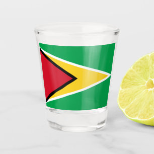 Copo De Shot Caribe de Independência de Bandeira da Guiana