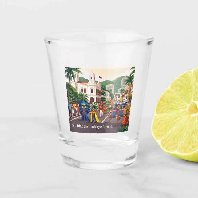 Copo De Shot Carnaval de Trinidad e Tobago (Frente)