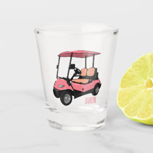 Copo De Shot Carrinho de golfe / desenho animado de buggy de go