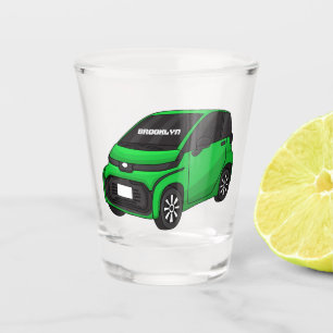 Copo De Shot Carro verde e fino