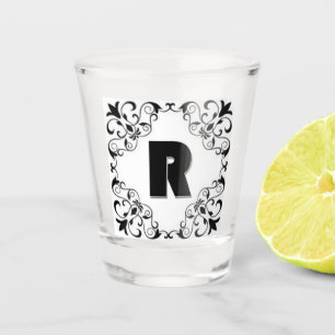 Copo De Shot Cartas de Amor "R"