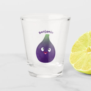 Copo De Shot Cartografia de fruta roxa e giro, bonita