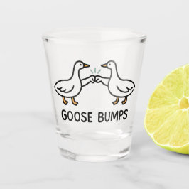 Copo De Shot Cartoon Engraçado Ganso Bumps | Fist Bump Geese An