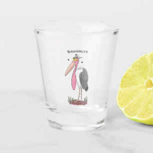 Copo De Shot Cartoon engraçado marabou