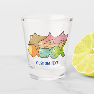 Copo De Shot Cartoon Fishes