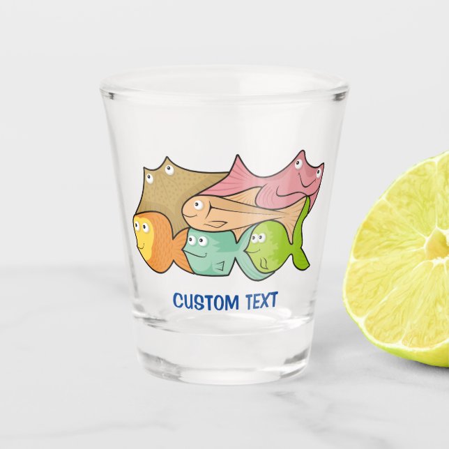 Copo De Shot Cartoon Fishes (Frente)