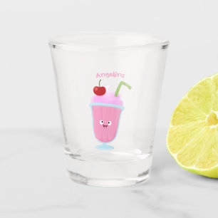 Copo De Shot Cartoon sundae de sorvete de morango