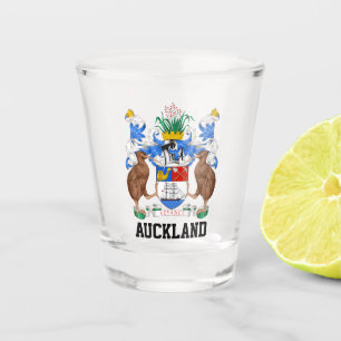 Copo De Shot Casaco de Armas de Auckland, NZ