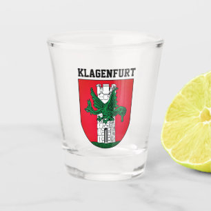 Copo De Shot Casaco de Armas de Klagenfurt - ÁUSTRIA