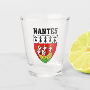 Copo De Shot Casaco de Armas de Nantes, França