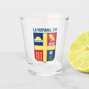 Copo De Shot Casaco de armas - La Romana, República Dominicana