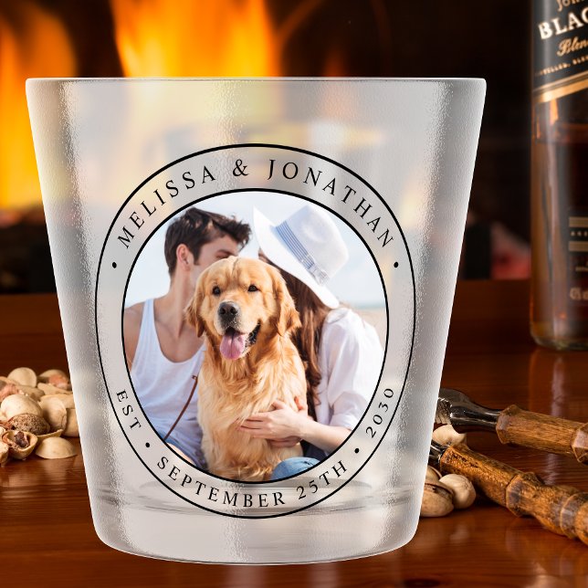 Copo De Shot Casamento de Fotografias Personalizado (Criador carregado)