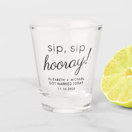 Copo De Shot Casamento Favor Sip Hooray
