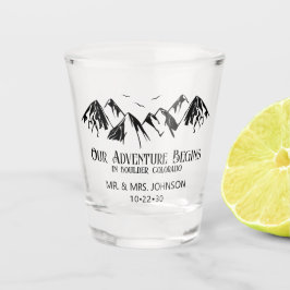 Copo De Shot Casamento na Montanha