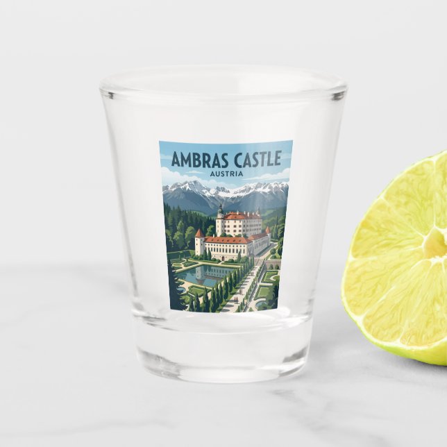 Copo De Shot Castelo de Ambras Áustria (Frente)