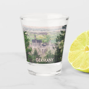 Copo De Shot Castelo de Retro Neuschwanstein na Alemanha