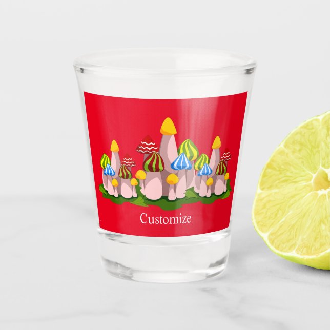 Copo De Shot Catedral Magia de Cogumelos Thunder_Cove  (Frente)