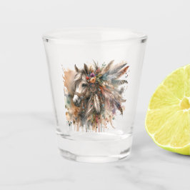 Copo De Shot Cavalo Boho Lindo