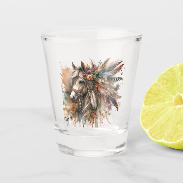 Copo De Shot Cavalo Boho Lindo (Frente)