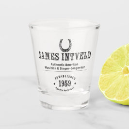 Copo de Shot Cavalo de Ferradura James Intveld