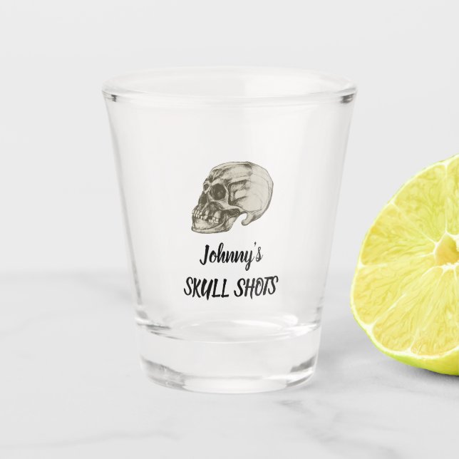 Copo De Shot Caveira (Frente)