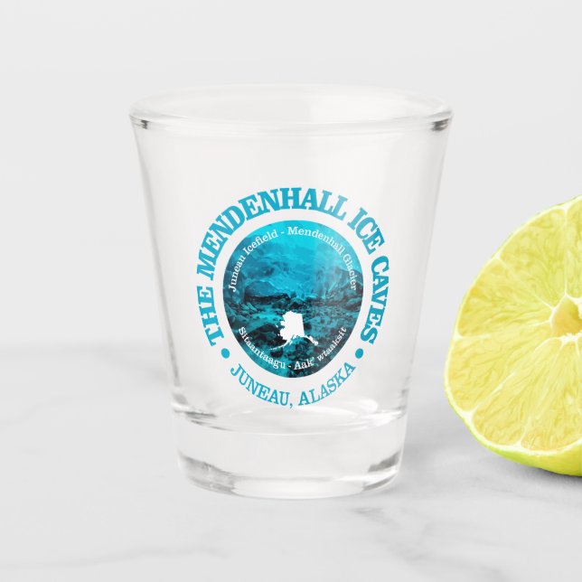 Copo De Shot Cavernas de Gelo Mendenhall (rd) (Frente)