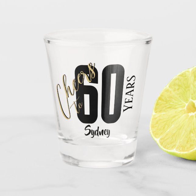 Copo De Shot Celebração de Aniversário Personalizada  (Frente)