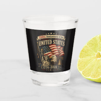 Copo De Shot Celebração do 250º Aniversário dos Estados Unidos