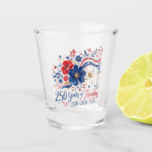 Copo De Shot Celebração EUA 250 Anos Liberdade