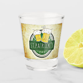 Copo De Shot Cervejas do Dia de São Patrício