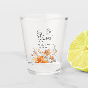 Copo De Shot Chá de panela Floral Boho Chic Terracotta