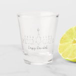 Copo De Shot Chanukah<br><div class="desc">Chanukah merece algo mais. Algo especial! Essa design apresenta uma estética bonita,  simplista,  minimalista com seu toque moderno e seu delicado talento. Celebrar Chanukah com a coordenação da decoração e dos acessórios. Faça deste ano um Chanukah para se lembrar!</div>