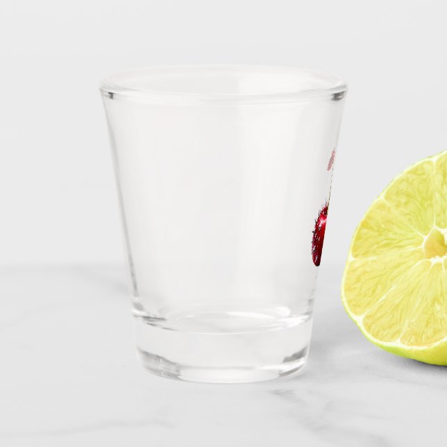 Copo De Shot Cherry Rock Style (Esquerda)