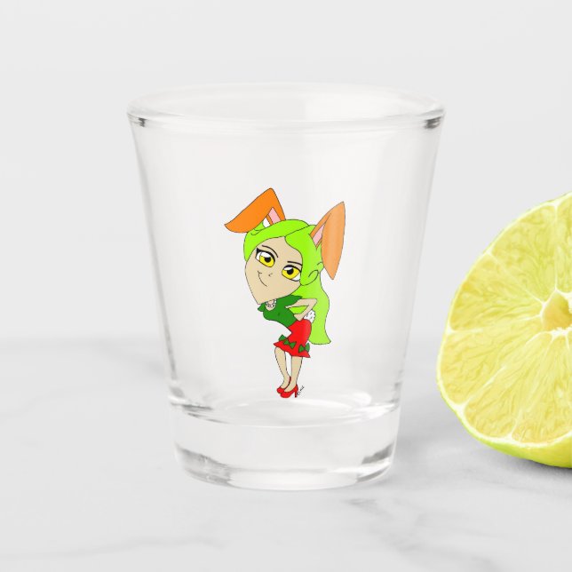 Copo De Shot chibi bunnygirl (Frente)
