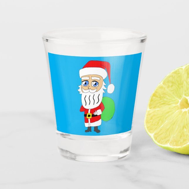 Copo De Shot Chibi Santa Claus (Frente)
