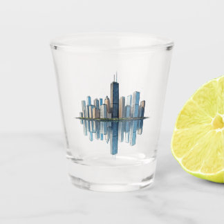 Copo De Shot Chicago Skyline Shot Glass