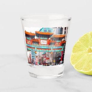 Copo De Shot Chinatown em Washington DC. EUA