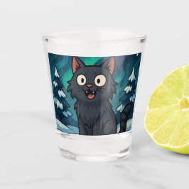 Copo De Shot Christmas Icelandic Yule Cat 