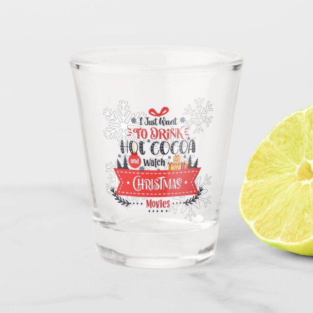 Copo De Shot Christmas Shot Glasses  (Frente)