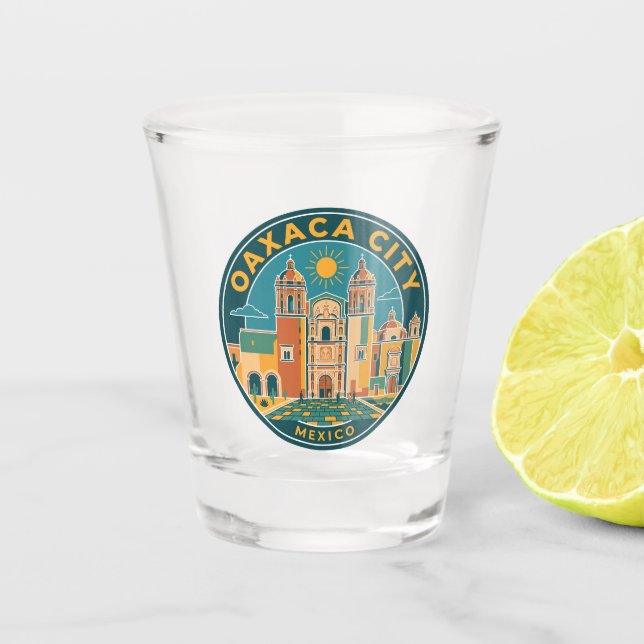 Copo De Shot Cidade de Oaxaca México (Frente)