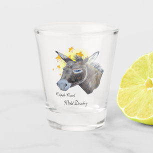 Copo De Shot Cinza Donkey do Cripple Creek é uma estrela
